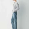 Heritage Knit Merino Wool Crew Cardigan