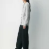 Heritage Knit Merino Wool Crew Cardigan