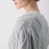 Heritage Knit Merino Wool Crew Cardigan