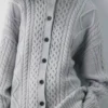 Heritage Knit Merino Wool Crew Cardigan