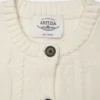 Heritage Knit Merino Wool Crew Cardigan