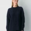 Heritage Knit Merino Wool Crew Sweater