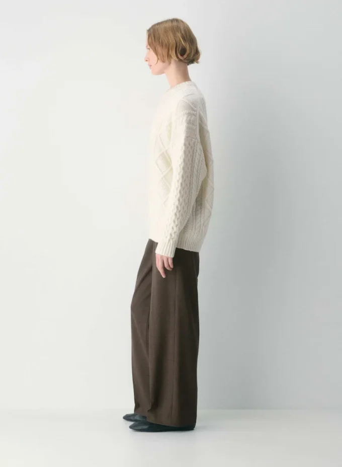 Heritage Knit Merino Wool Crew Sweater
