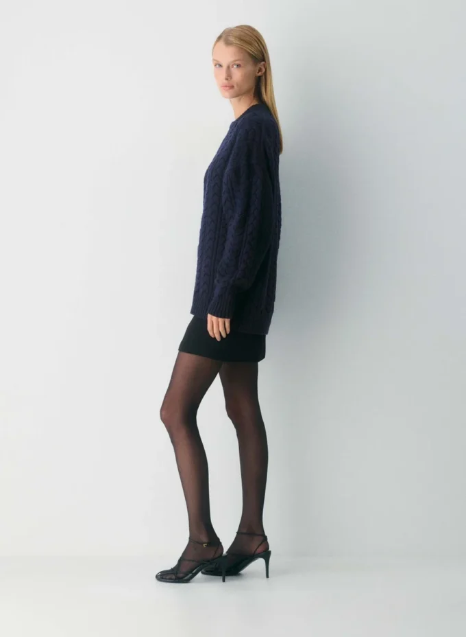 Heritage Knit Merino Wool Crew Sweater