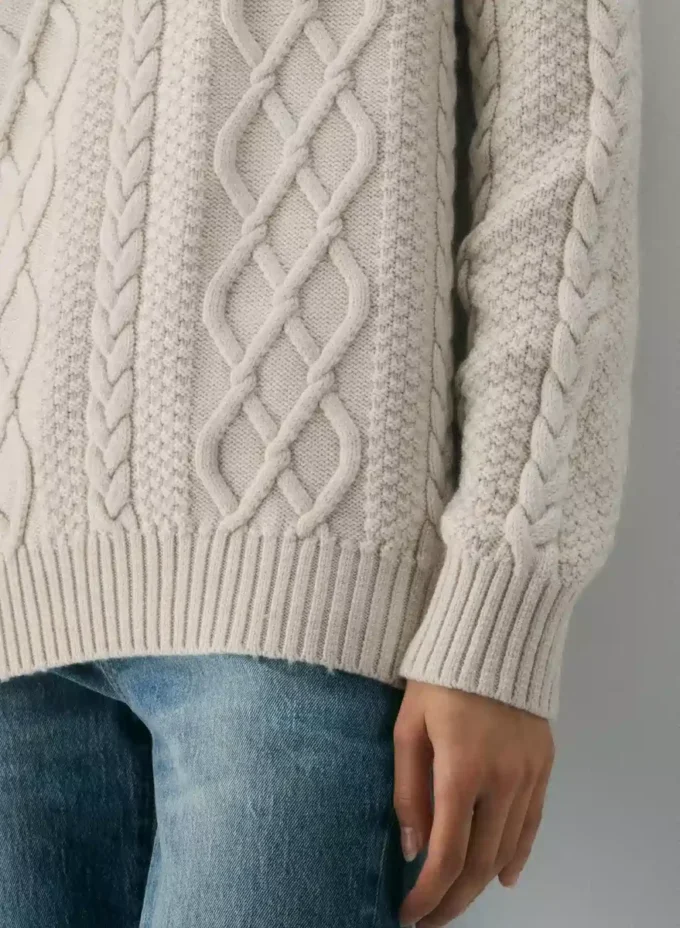 Heritage Knit Merino Wool Crew Sweater