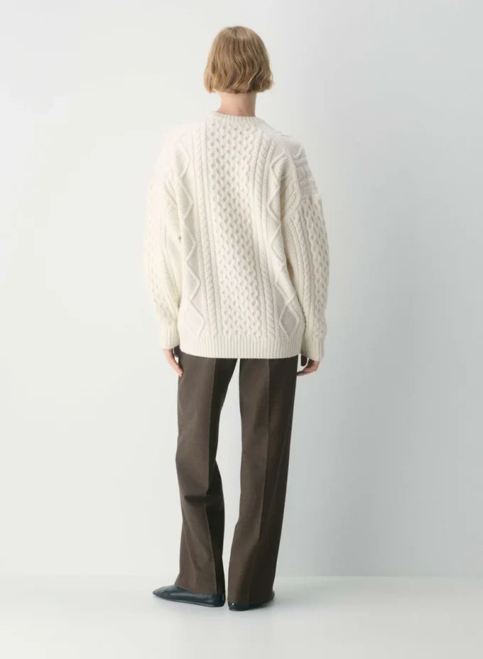 Heritage Knit Merino Wool Crew Sweater