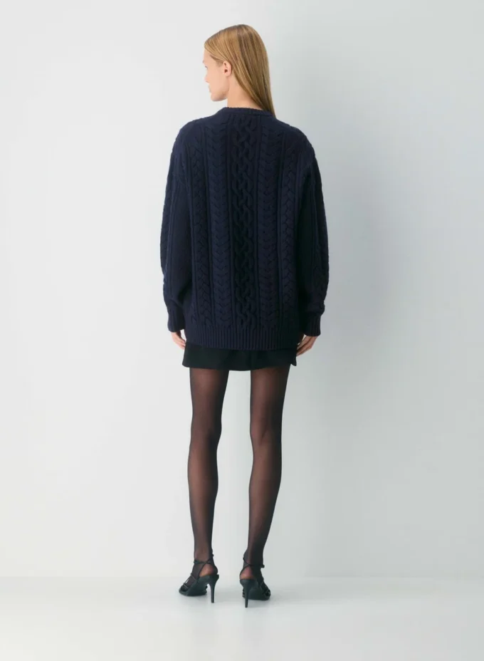 Heritage Knit Merino Wool Crew Sweater