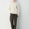 Heritage Knit Merino Wool Crew Sweater