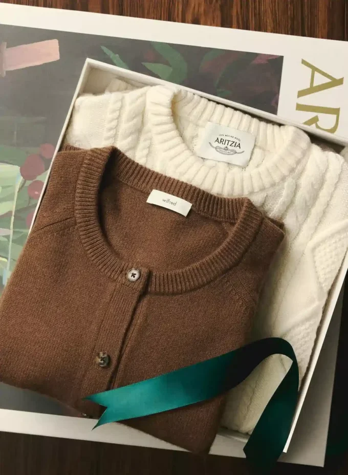 Heritage Knit Merino Wool Crew Sweater