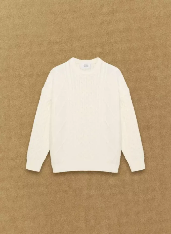 Heritage Knit Merino Wool Crew Sweater
