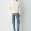 Heritage Knit Merinowolle 1/4-Reißverschluss-Pullover