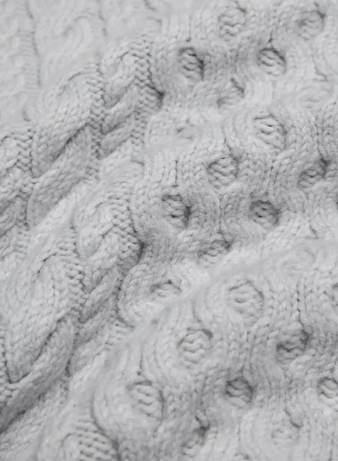 Heritage Knit Merinowolle 1/4-Reißverschluss-Pullover