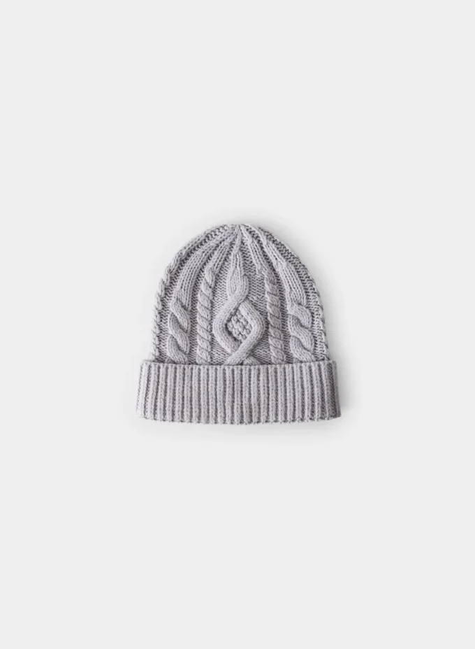 Heritage Knit Merinowolle-Mütze