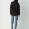 Heritage Knit Merinowolle-Pullover mit Schalkragen