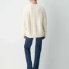 Heritage Knit Merinowolle-Pullover mit V-Ausschnitt Heritage Knit Merinowolle-Pullover mit V-Ausschnitt
