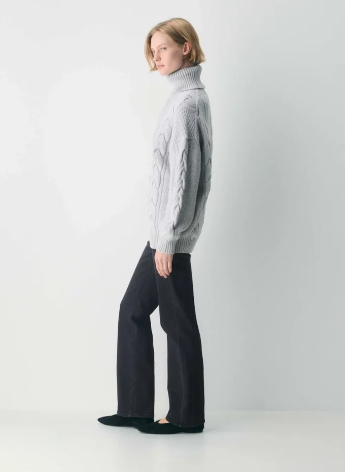 Heritage Knit Merinowolle Rollkragenpullover Heritage Knit Merinowolle Rollkragenpullover