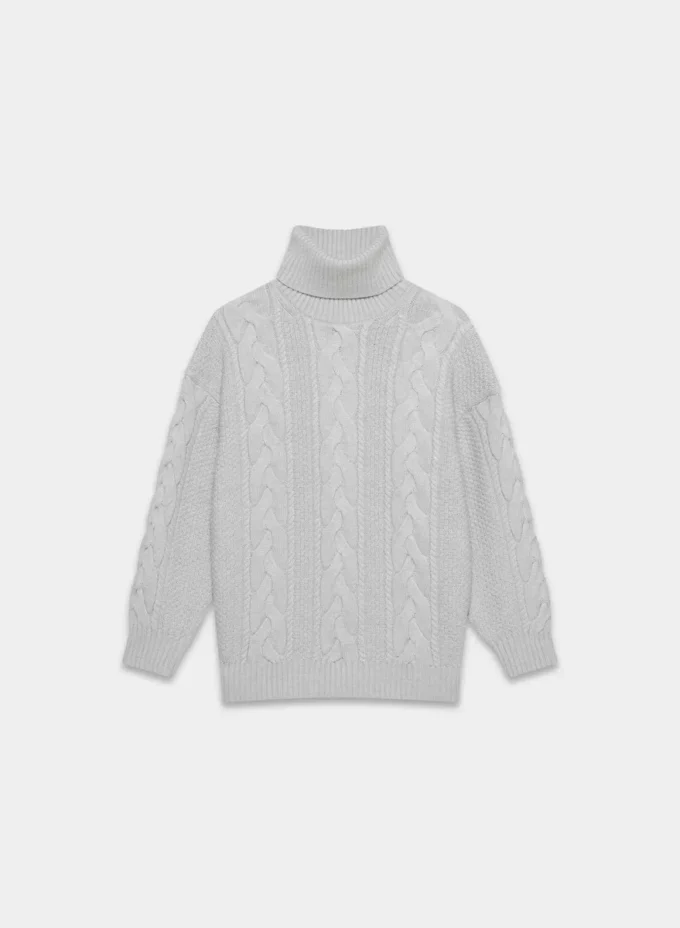 Heritage Knit Merinowolle Rollkragenpullover Heritage Knit Merinowolle Rollkragenpullover