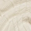 Heritage Knit Merinowolle Rollkragenpullover mit Reißverschluss