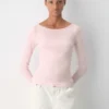 HomeStretch™ Rib Bootshals-Langarmshirt HomeStretch™ Rib Bootshals-Langarmshirt