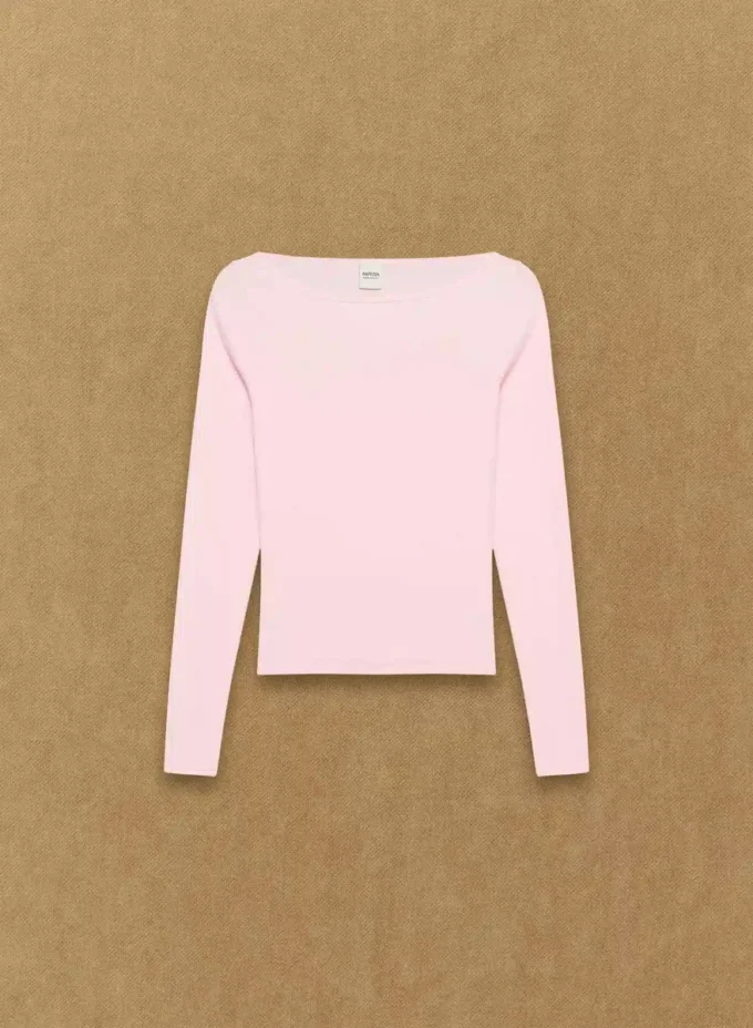 HomeStretch™ Rib Bootshals-Langarmshirt HomeStretch™ Rib Bootshals-Langarmshirt