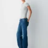 HomeStretch™ Rib Crew Bodysuit