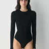 HomeStretch™ Rib Crew Bodysuit