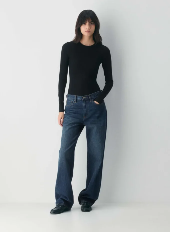 HomeStretch™ Rib Crew Bodysuit