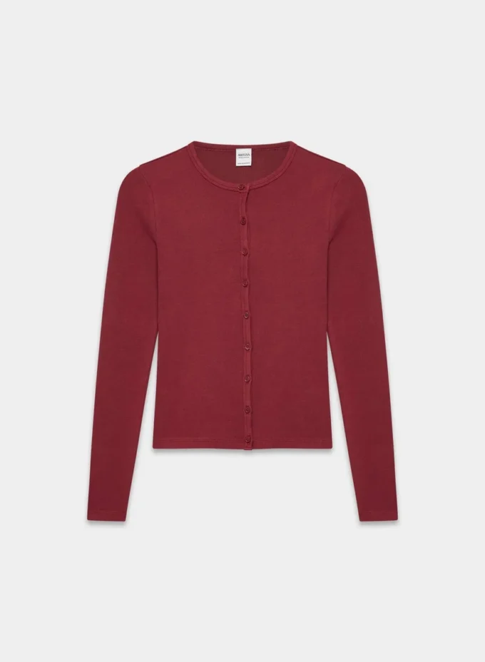HomeStretch™ Rib Crew Button-Up