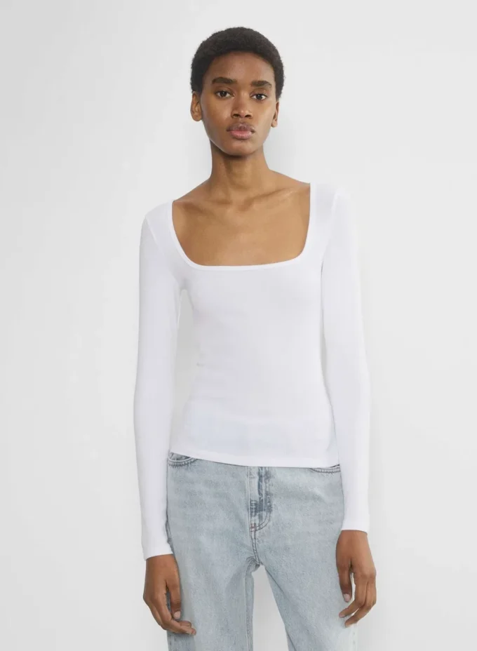 HomeStretch™ Rib Langarmshirt mit Rundhalsausschnitt HomeStretch™ Rib Langarmshirt mit Rundhalsausschnitt