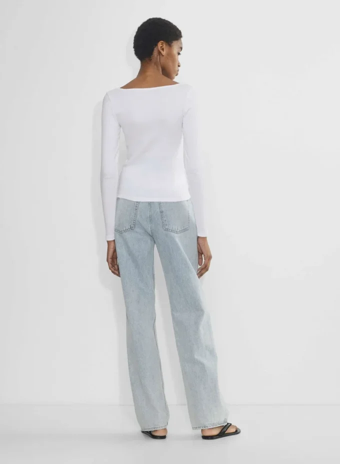 HomeStretch™ Rib Langarmshirt mit Rundhalsausschnitt HomeStretch™ Rib Langarmshirt mit Rundhalsausschnitt