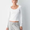 HomeStretch™ Rib Rundhals-Langarmshirt HomeStretch™ Rib Rundhals-Langarmshirt