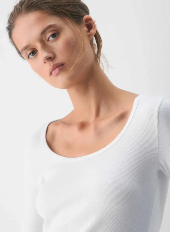 HomeStretch™ Rib Rundhals-Langarmshirt HomeStretch™ Rib Rundhals-Langarmshirt