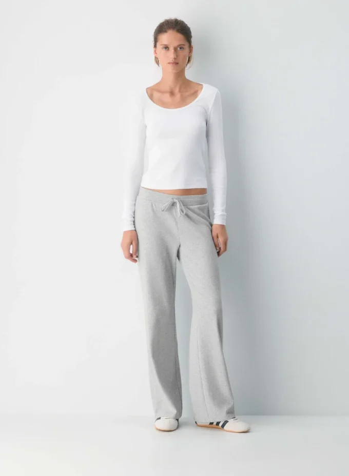 HomeStretch™ Rib Rundhals-Langarmshirt HomeStretch™ Rib Rundhals-Langarmshirt