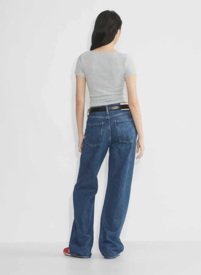 HomeStretch™ Rib T-Shirt mit quadratischem Ausschnitt HomeStretch™ Rib T-Shirt mit quadratischem Ausschnitt