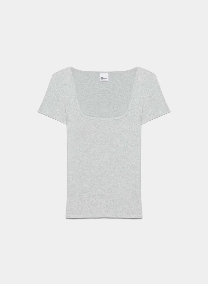 HomeStretch™ Rib T-Shirt mit quadratischem Ausschnitt HomeStretch™ Rib T-Shirt mit quadratischem Ausschnitt
