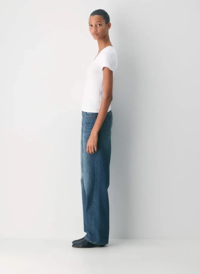 HomeStretch™ Rib T-Shirt mit V-Ausschnitt HomeStretch™ Rib T-Shirt mit V-Ausschnitt