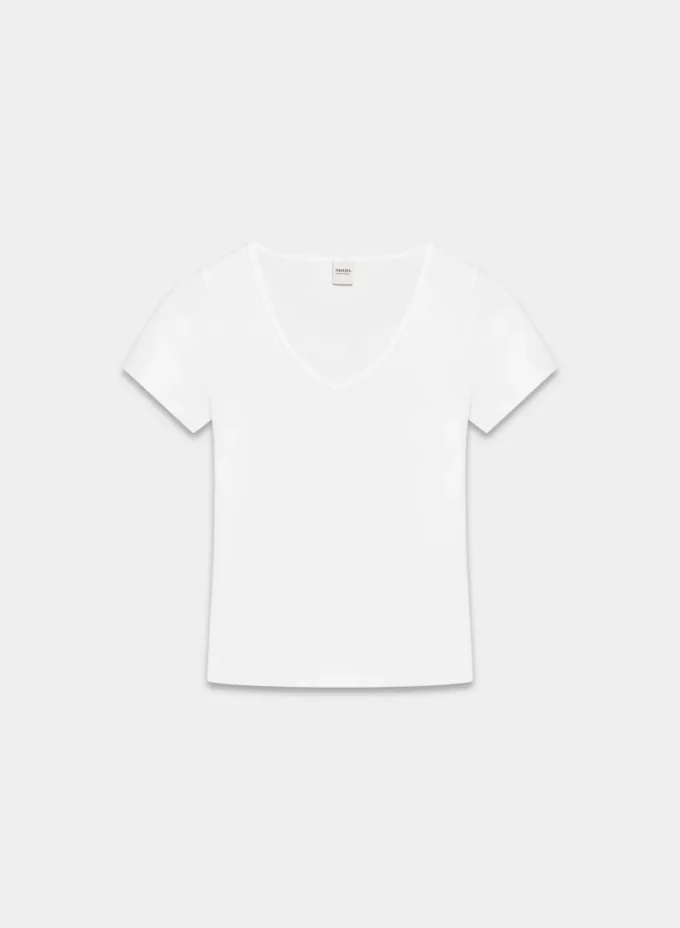 HomeStretch™ Rib T-Shirt mit V-Ausschnitt HomeStretch™ Rib T-Shirt mit V-Ausschnitt