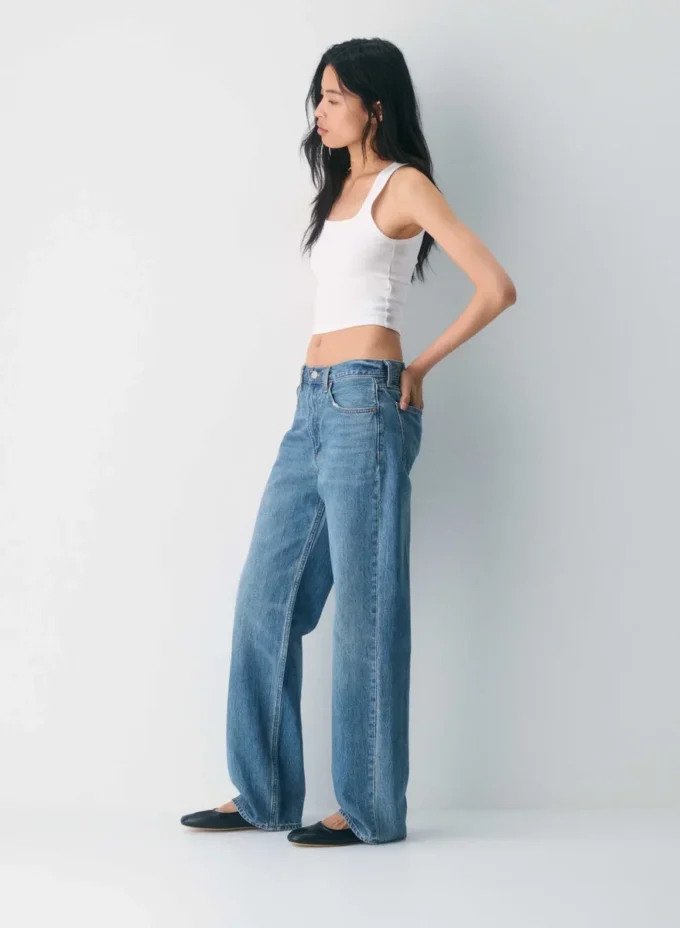HomeStretch™ Rib-Tanktop mit quadratischem Ausschnitt HomeStretch™ Rib-Tanktop mit quadratischem Ausschnitt