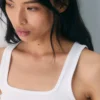 HomeStretch™ Rib-Tanktop mit quadratischem Ausschnitt HomeStretch™ Rib-Tanktop mit quadratischem Ausschnitt