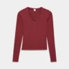 HomeStretch™ Rib V-Ausschnitt-Langarmshirt HomeStretch™ Rib V-Ausschnitt-Langarmshirt