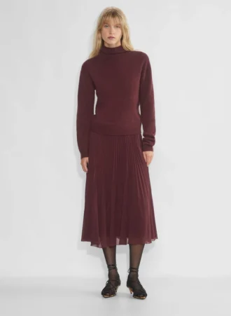 Kaschmir-Pullover mit Stehkragen