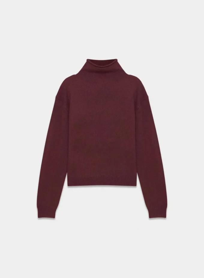 Kaschmir-Pullover mit Stehkragen Kaschmir-Pullover mit Stehkragen