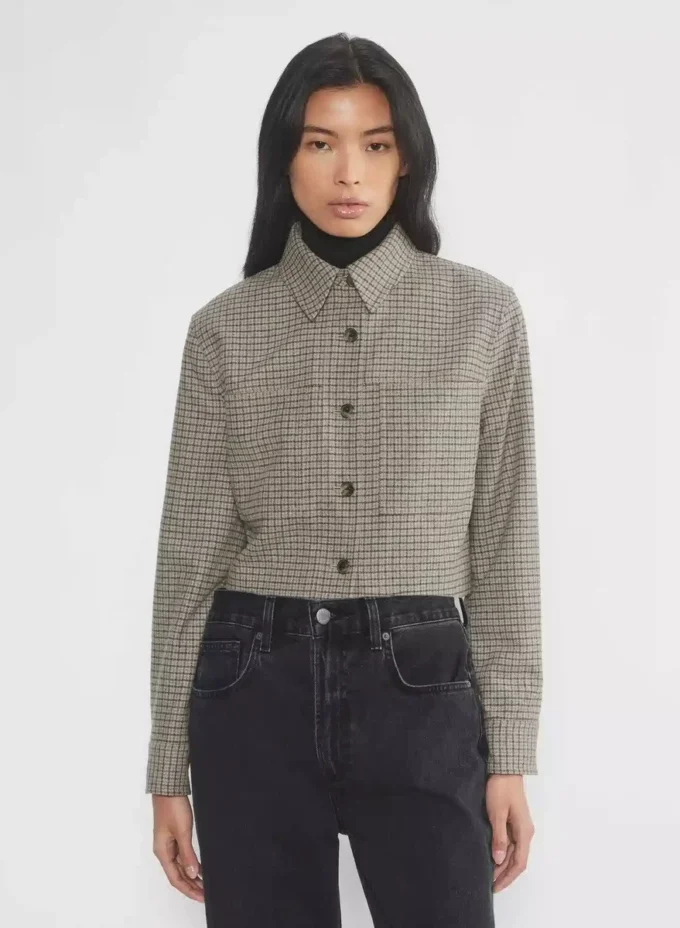 Kleine kurze Jacke – Präzisionswolle Kleine kurze Jacke – Präzisionswolle