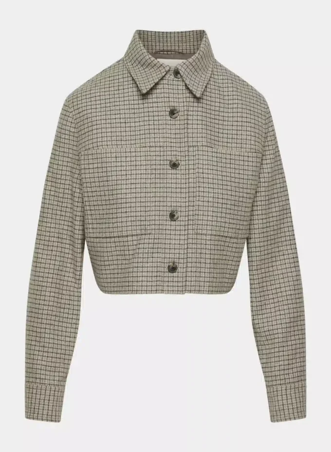 Kleine kurze Jacke – Präzisionswolle Kleine kurze Jacke – Präzisionswolle
