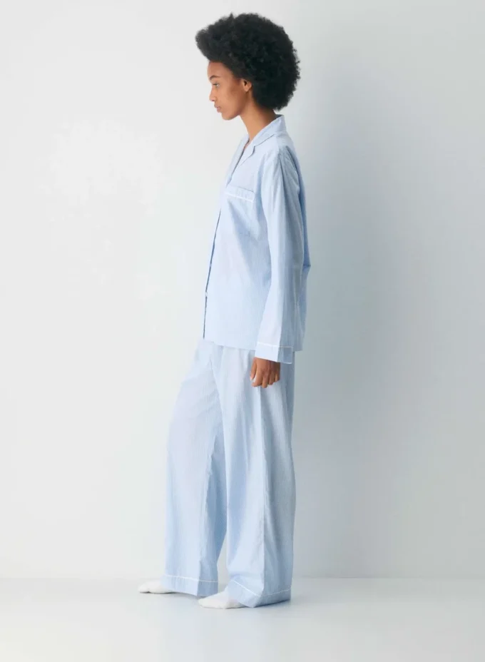 Laze Poplin Pyjamahemd