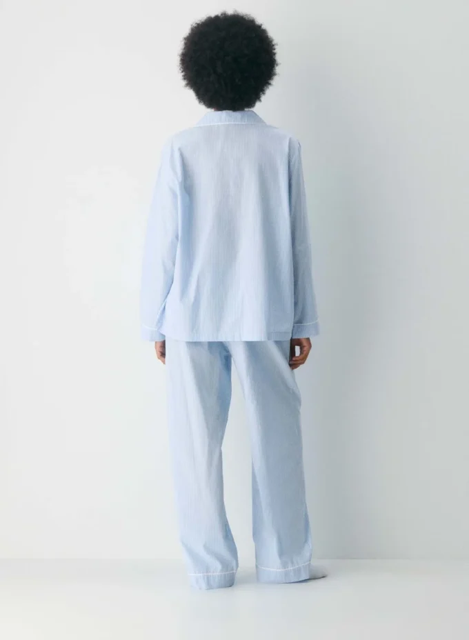 Laze Poplin Pyjamahemd