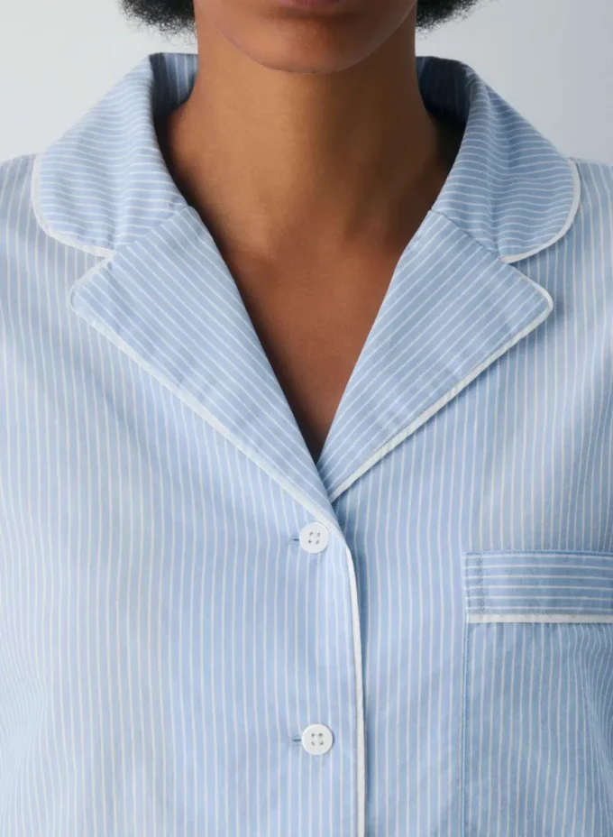 Laze Poplin Pyjamahemd