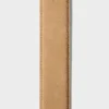 Legendärer breiter Gürtel aus massivem Messing und Wildleder