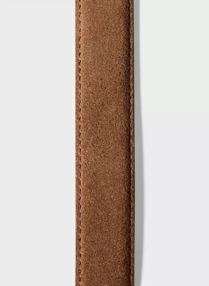 Legendärer Gürtel aus massivem Messing und Wildleder Legendärer Gürtel aus massivem Messing und Wildleder