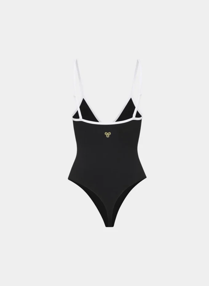 LIFE Essential Bodysuit mit V-Ausschnitt